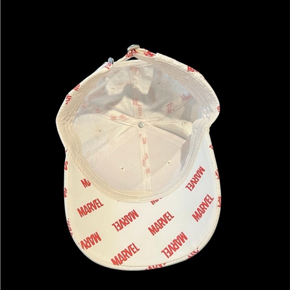 White + Red Marvel Cap - Picture 3 of 3